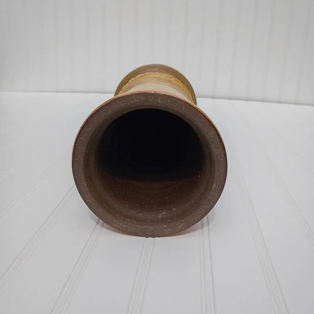 French Country Terracotta Lidded Vase 16